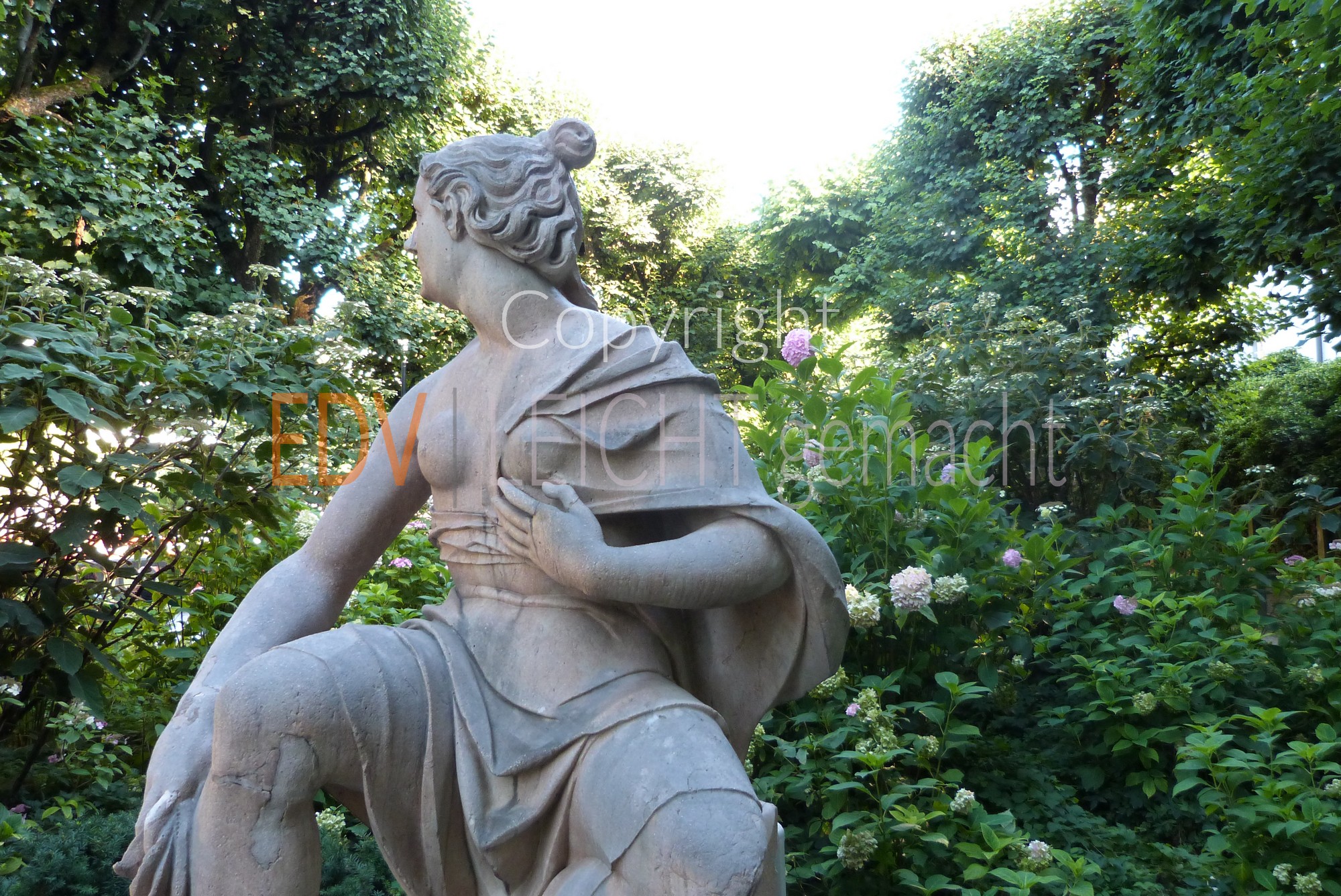 Skulptur im Schlossgarten